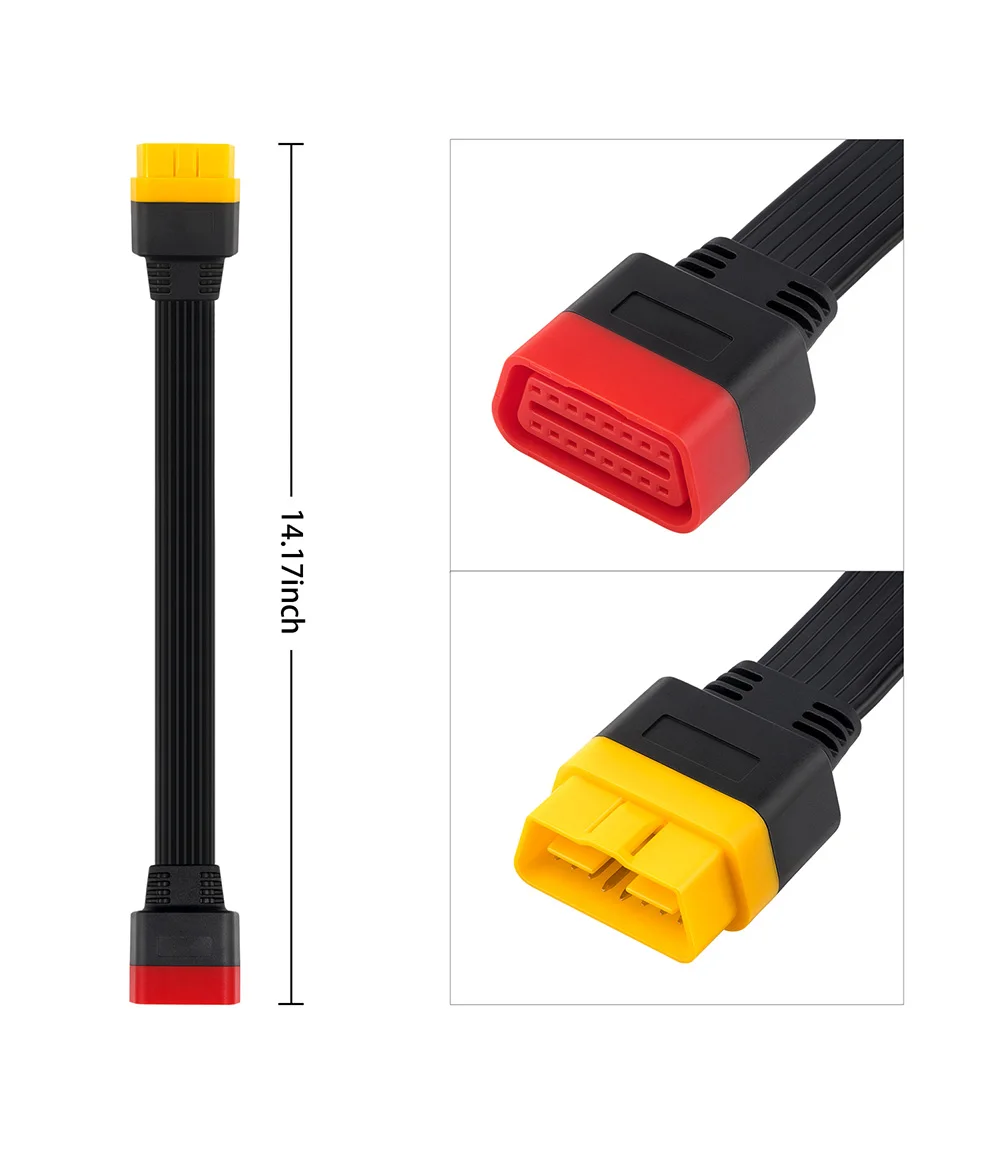 LAUNCH OBDII ODB 2 Extension cable OBD2 Connector 16Pin  For Thinkcar Thinkdiag /Launch GOLO PRO 4.0 / Launch DBSCAR 5 Scanner