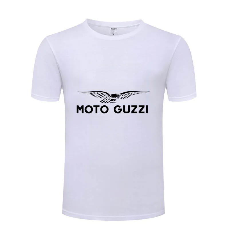 For MOTO GUZZI NORGE 1200/GT8V 1200 SPORT T Shirt Men New LOGO T-shirt 100% Cotton Summer Short Sleeve Round Neck Tees Male