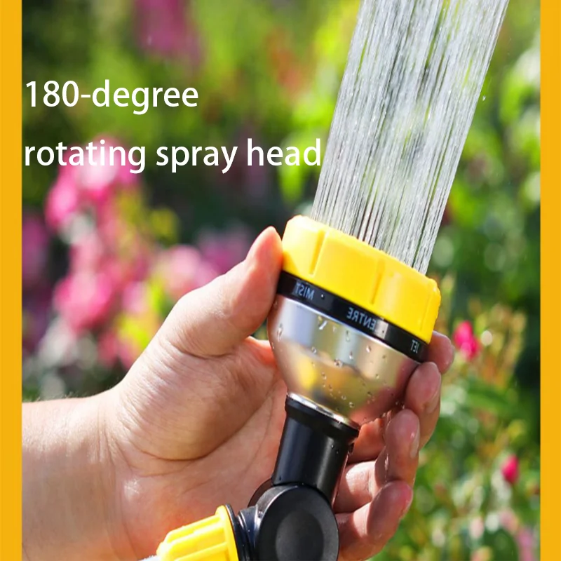 Garden Sprinkler Flower Shower High Pressure Watering Device Adjustable Yard Hose Nozzle For Lawn Flower Irrigation