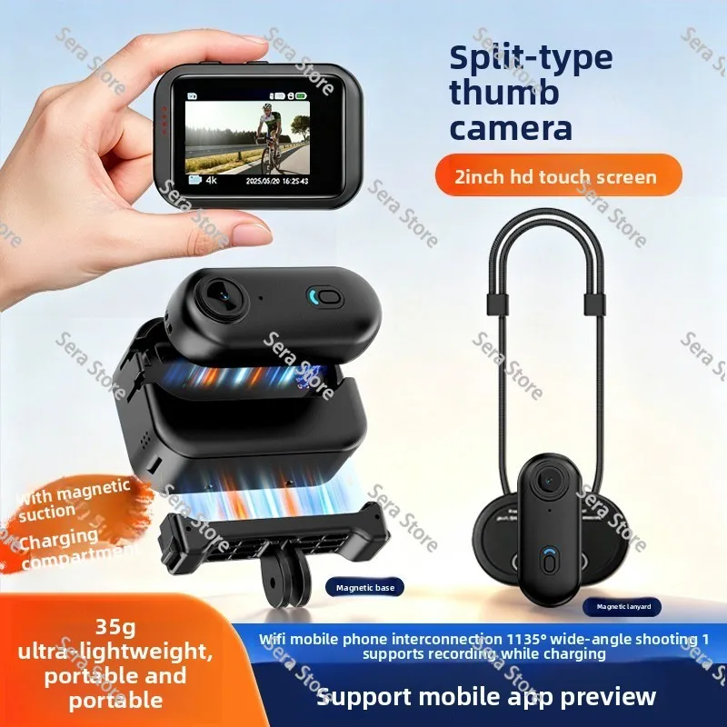 Motorcycle Dash Cam 4K Waterproof, WiFi Moto DVR for Travel Bicycle Recording