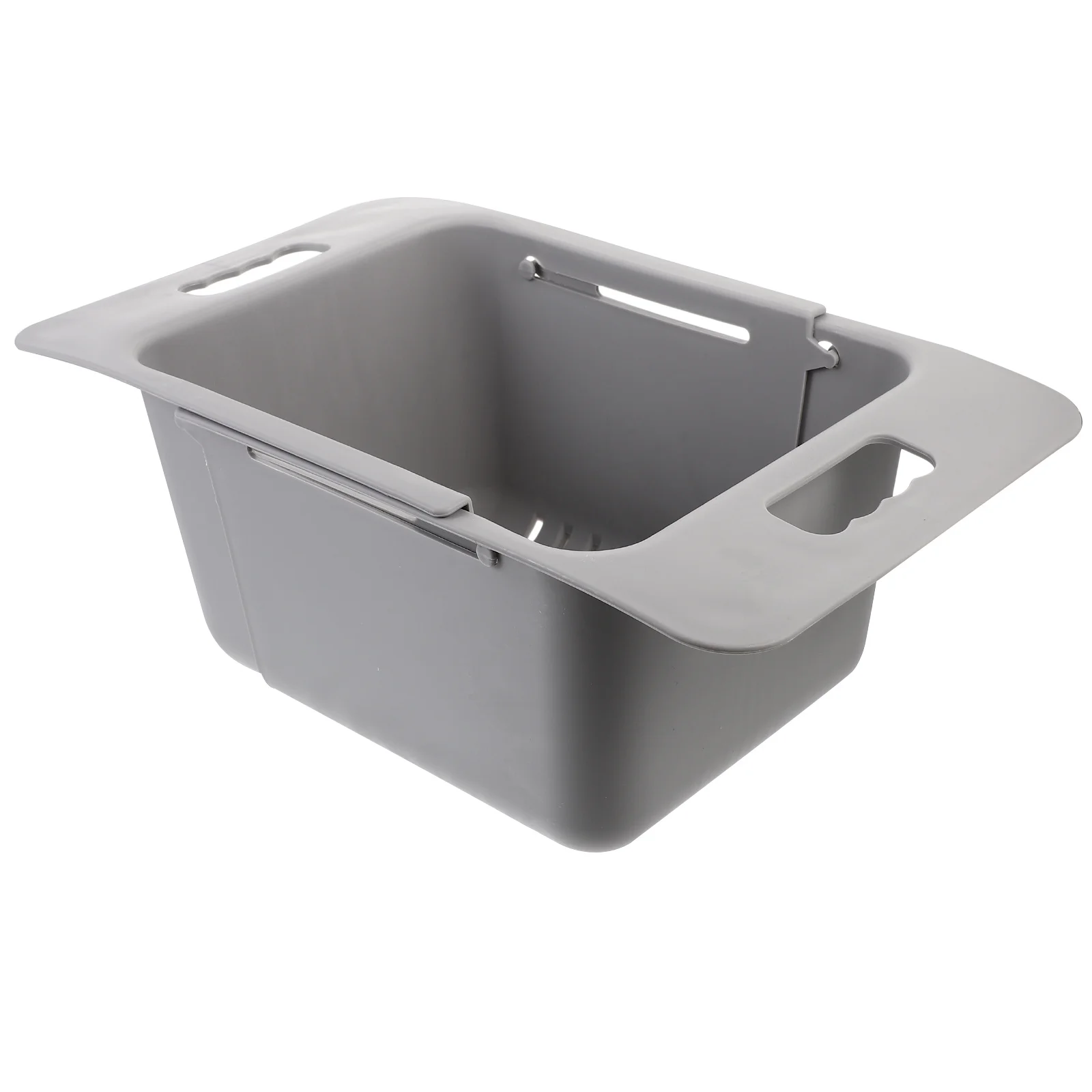 

Adjustable Drain Basket Nordic Grey Multi-Functional Strainer Rack For Fruits Vegetables Storage Kitchen Sink Accessories