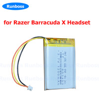 Battery for Razer Barracuda X Headset New Li Polymer Rechargeable Replacement 3.7V 1200mAh Wireless Headphones