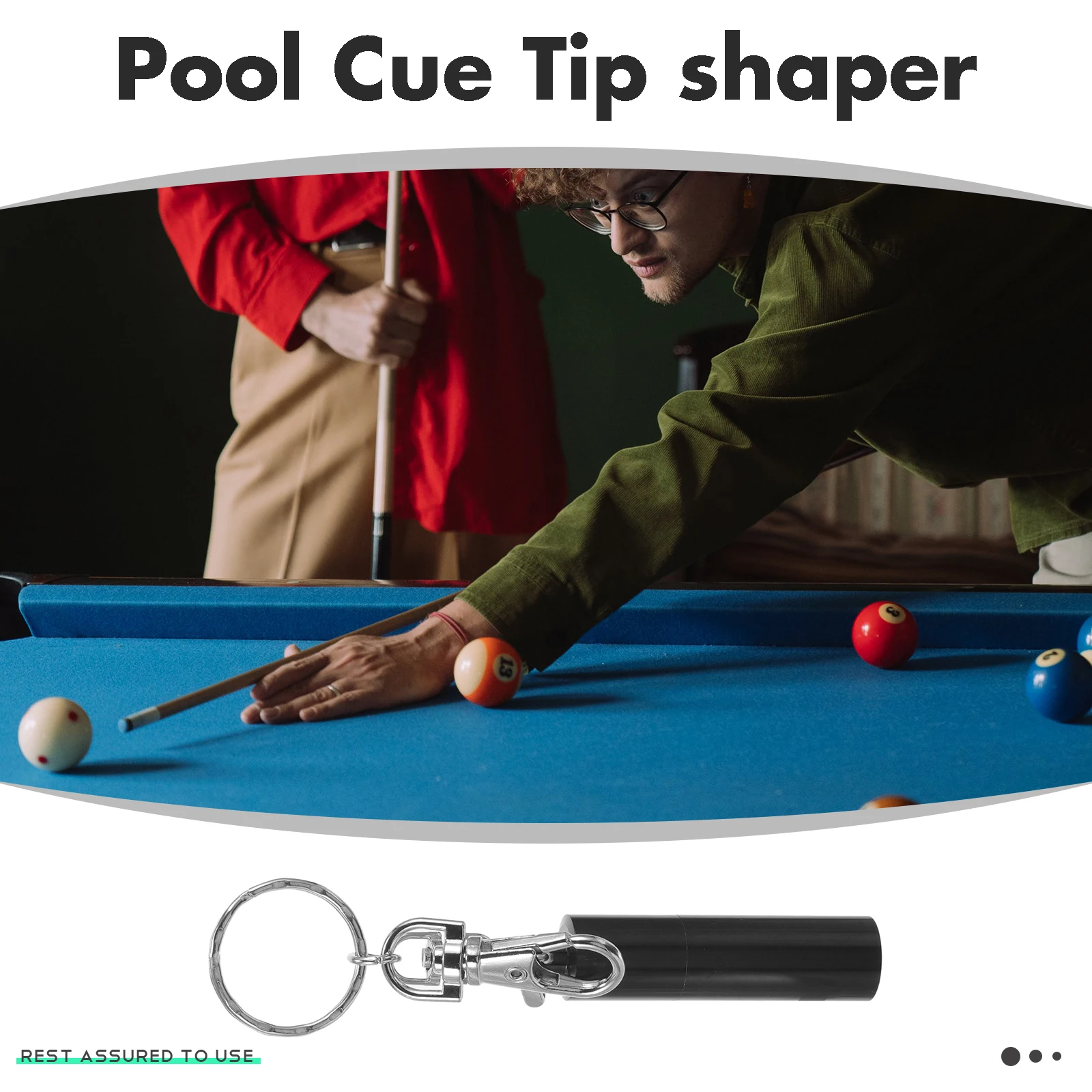 

Pool Cue Shaper Needle Repair Snooker Billiards Accessories Durable Cue Tie Tip Shaper Stainless Steel