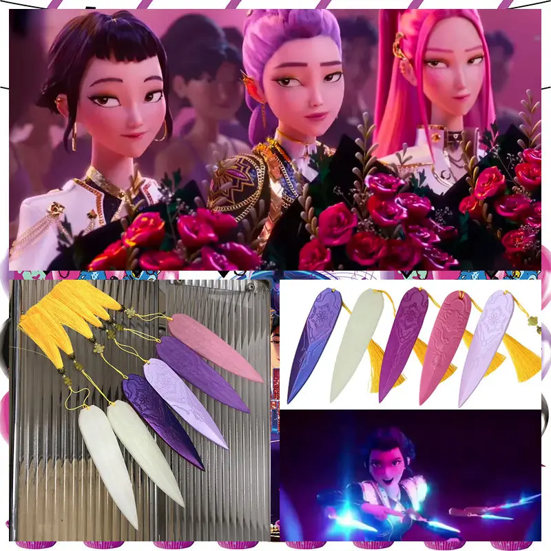 

KPOP Demon Hunter Dart Zoey Cosplay Lights Dart Carnival Costume Accessories Huntrix Weapons Halloween Disguise