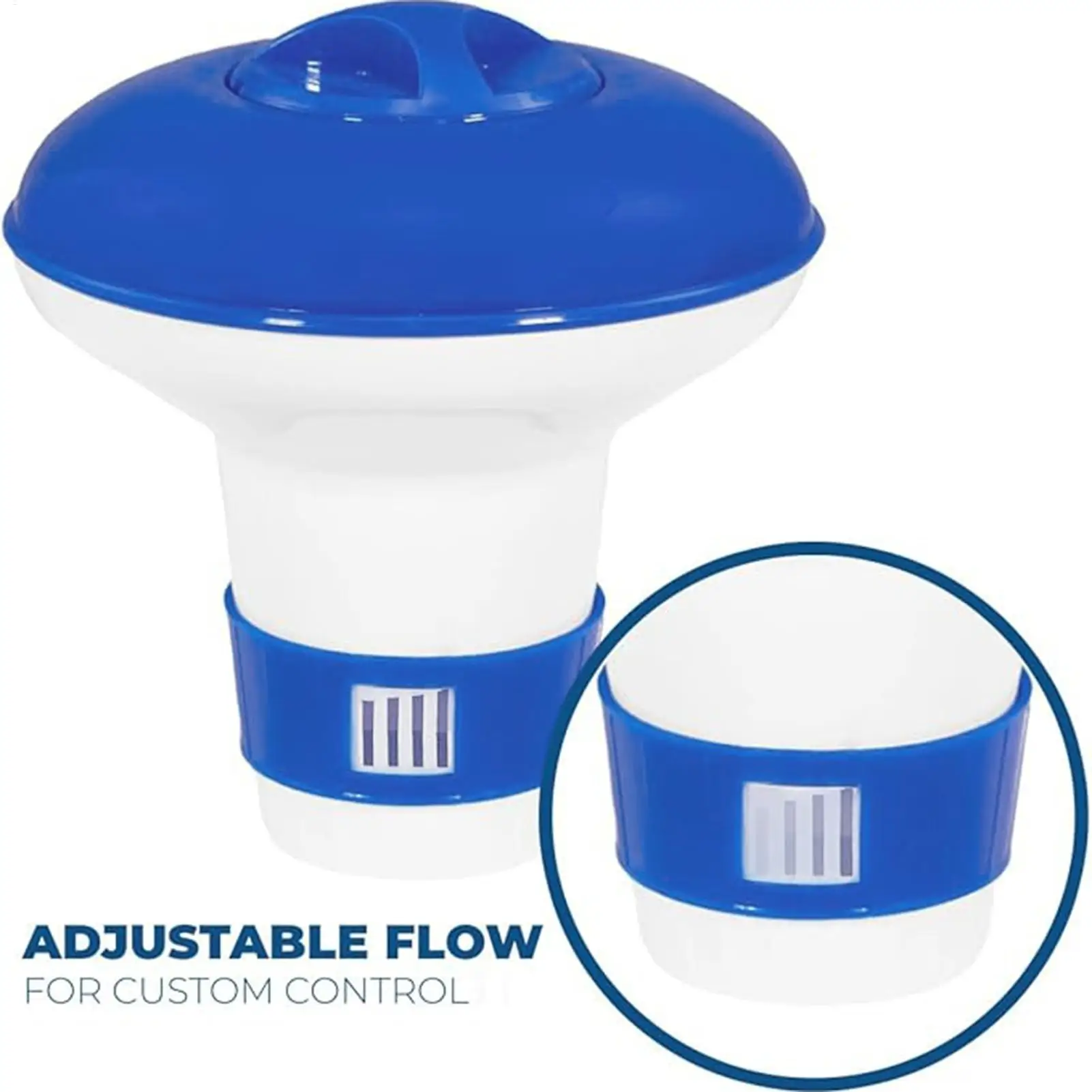Pool Chlorine Floater 5inch Adjustable Dispenser for Ground Pool Tablet Holder Swimming Pool Spa Hot Tub Water Care Cleaner view 3
