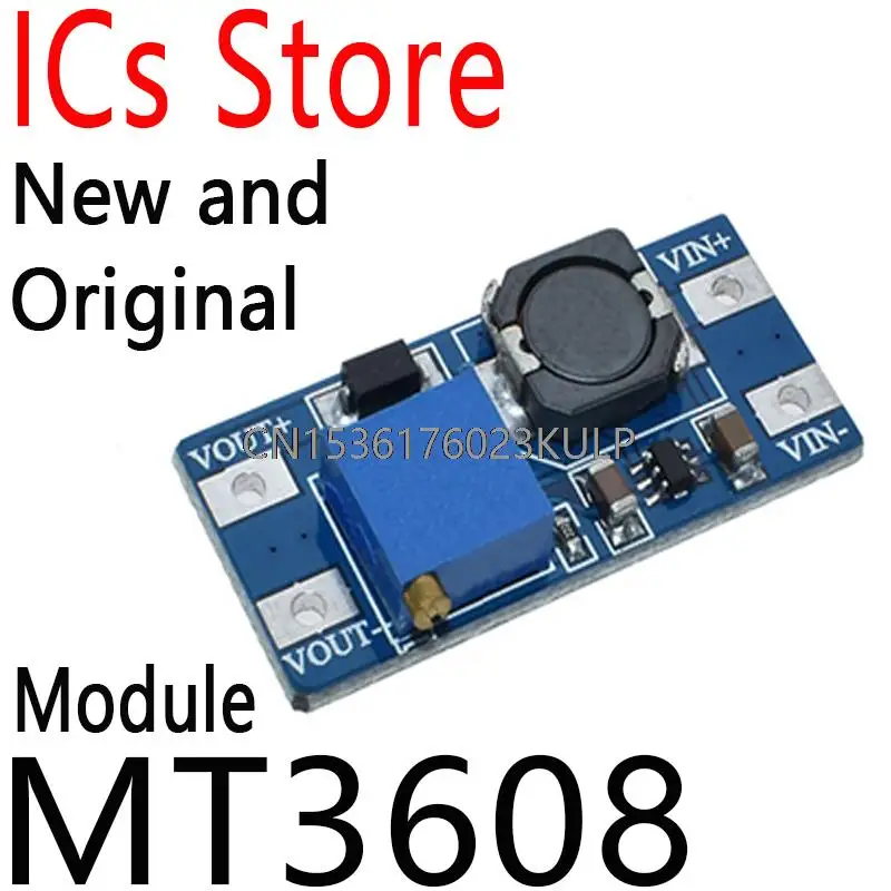 5PCS DC-DC Adjustable 2A Boost Plate Step Up Module With Micro USB LM2577 Replace XL6009 MT3608 