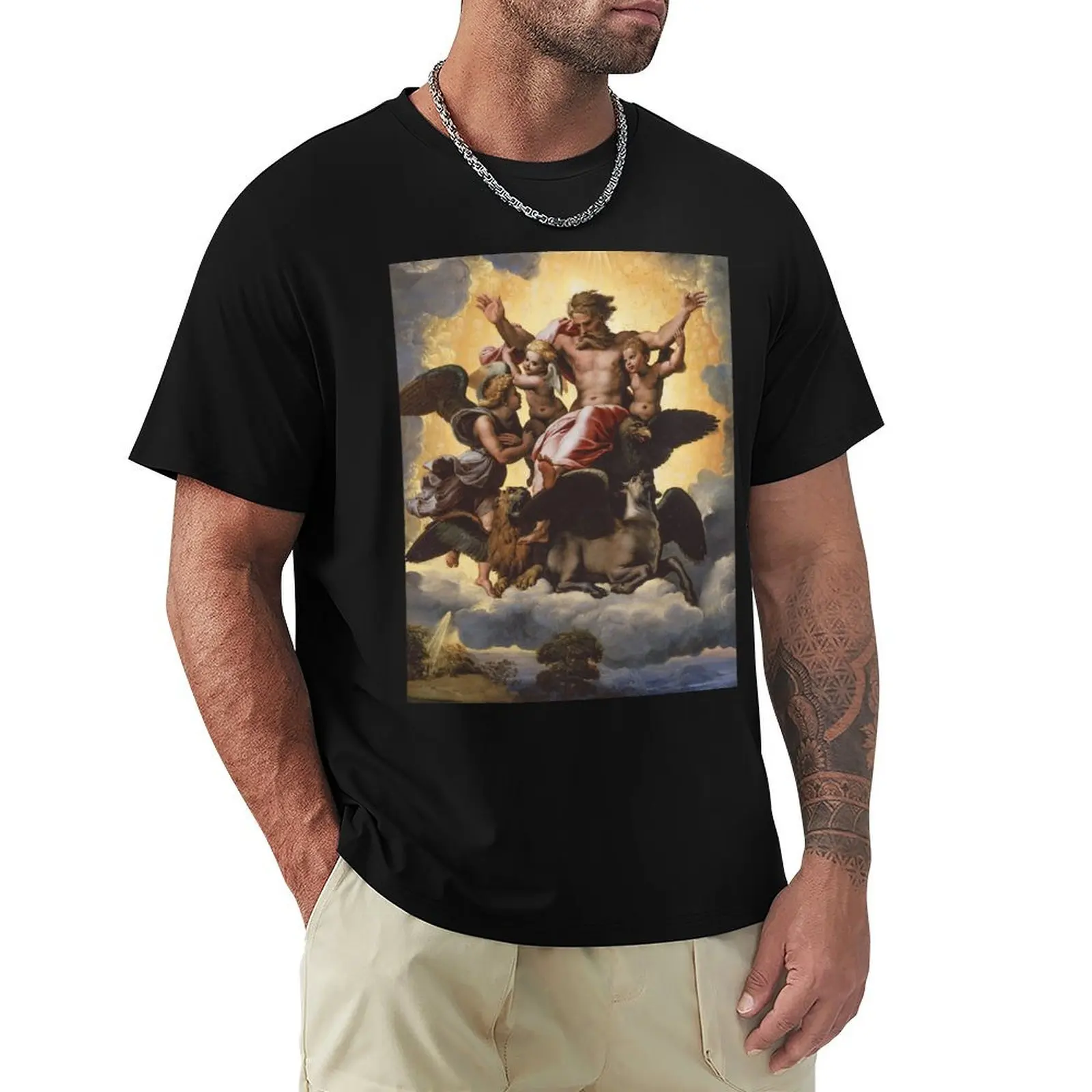Ezekiel's Vision (1518) - Raphael T-Shirt Sun Block Outdoor T-Shirt