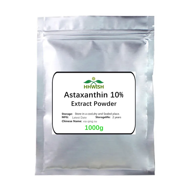 50g-1000g High Quality Antioxidants Haematococcus Pluvialis Extract Natural Astaxanthin Powder