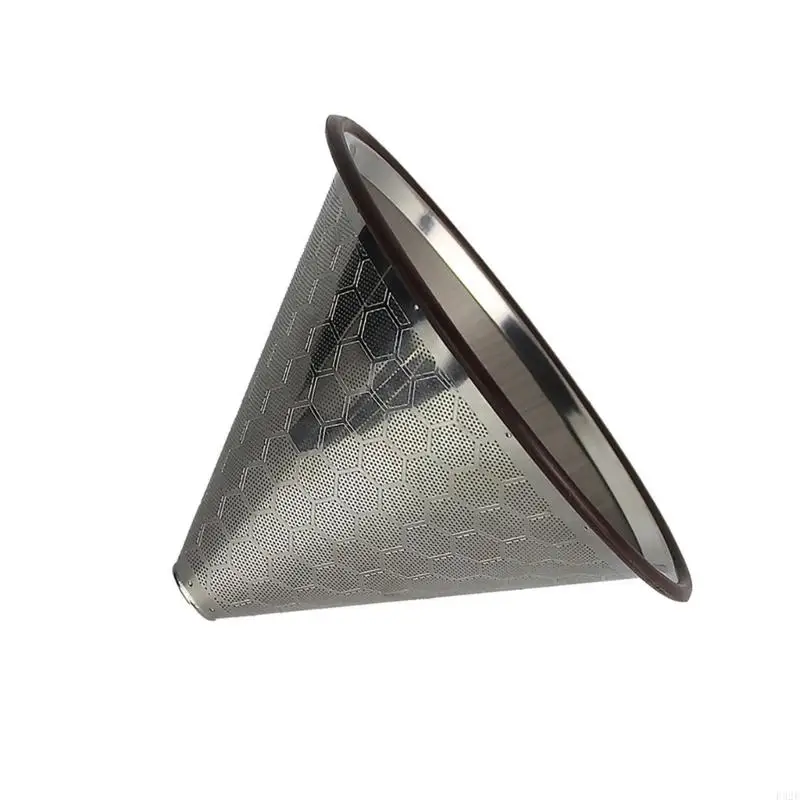 F92F Edelstahl Kaffeefilter Tassen Kaffeefilter Kaffeefilter Tasse Dripper Handbuch Gießen Sie über Kaffeefilter -Espresso