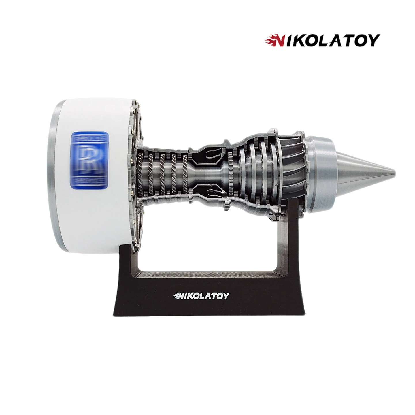 

NIKOLATOY Airbus A380 TR900 Turbofan Engine Model High Replica Aircraft Jet Engine Hobby Toy Gift for Friends Desktop Ornament