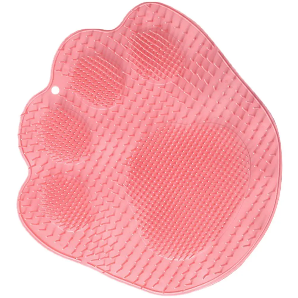 

Back Scrubber Mat Suction Cup Shower Wall Mounted Large Foot Massage Nonskid Mat Foot Scrubber for Plantar Fasciitis Pain Relief