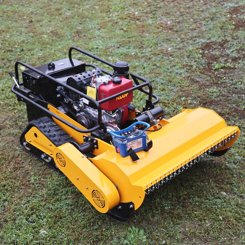 A fábrica personalizada fornece diretamente cortadores de controle remoto cortador de grama robô rastreador