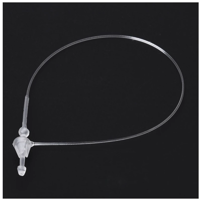 2500 pezzi bianco Snap Lock Pins Loop Price Tag Fastener 5 pollici 130Mm