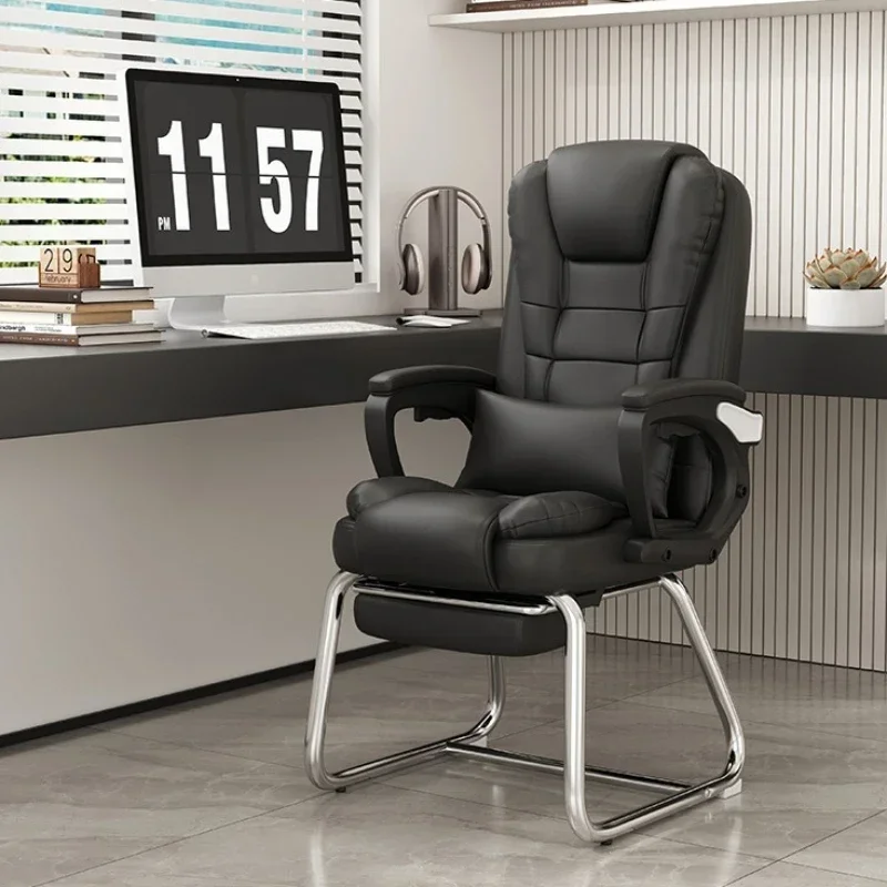 Stable Computer chair, home office chair, comfortable for human body, reclining boss chair, chess and card room mahjong chair