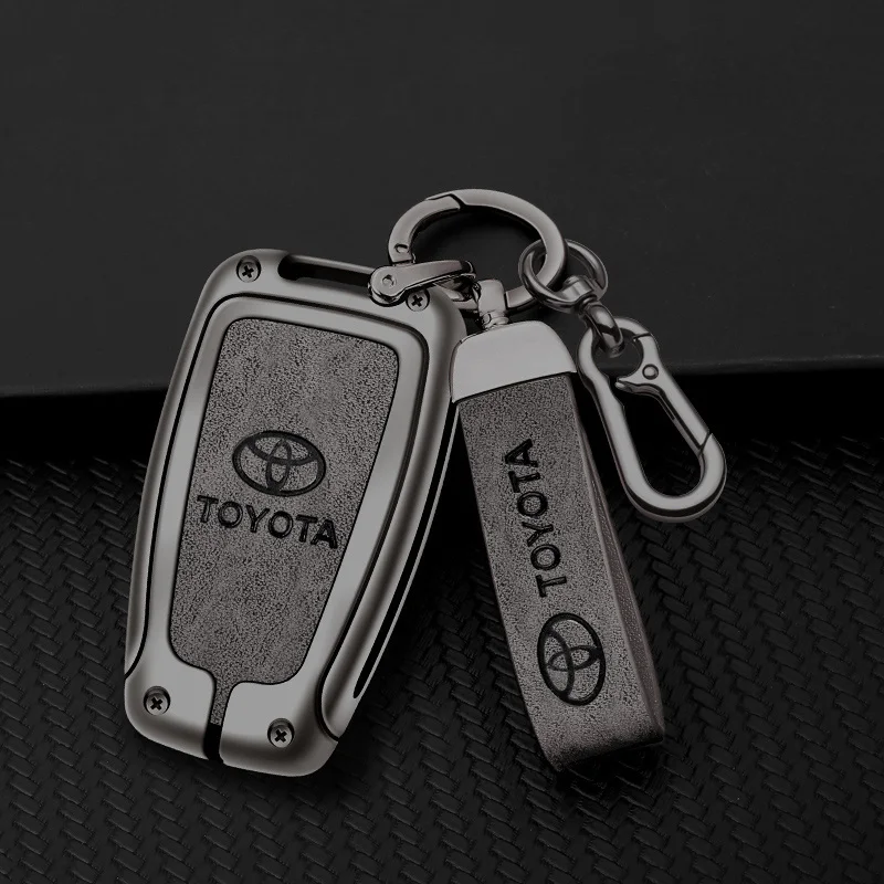 Car Remote Key Cover Case Holder Shell For Toyota CHR Prado 2017 2018 Prius Camry Corolla RAV4 2017 2018 2019 2020 Accessories