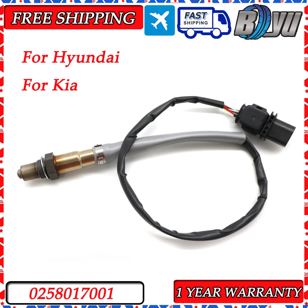 0258017001 nuevo Sensor Lambda de oxígeno O2 para coche compatible con Hyundai ACCENT i30 i40 VELOSTER para Kia pro CEE'D RIO Soul 1.6L 2010-2017