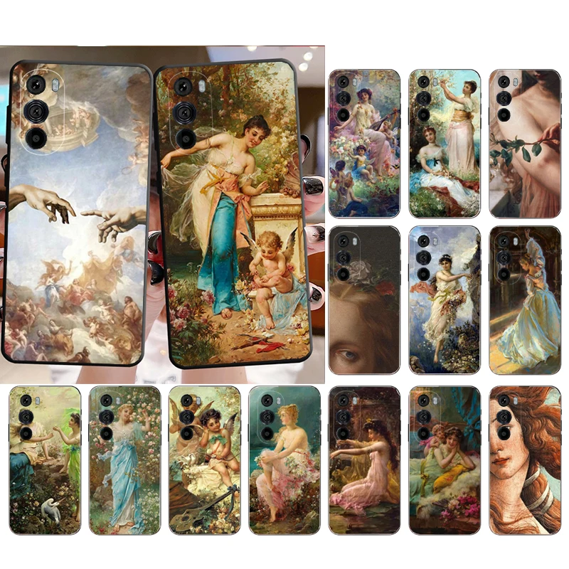 

Painting Rennaissance art Phone Case for Moto Edge 50 40 Pro 40 30 Ultra Neo G Power G Stylus G Play E32 E20 E40