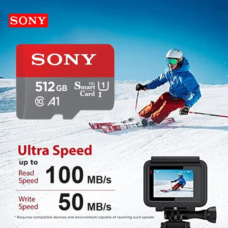 Original SONY Ultra Micro SD 64GB128GB256GB 512GB 1TB TF flash memory card storage card for mobile phones/computers/video/drones