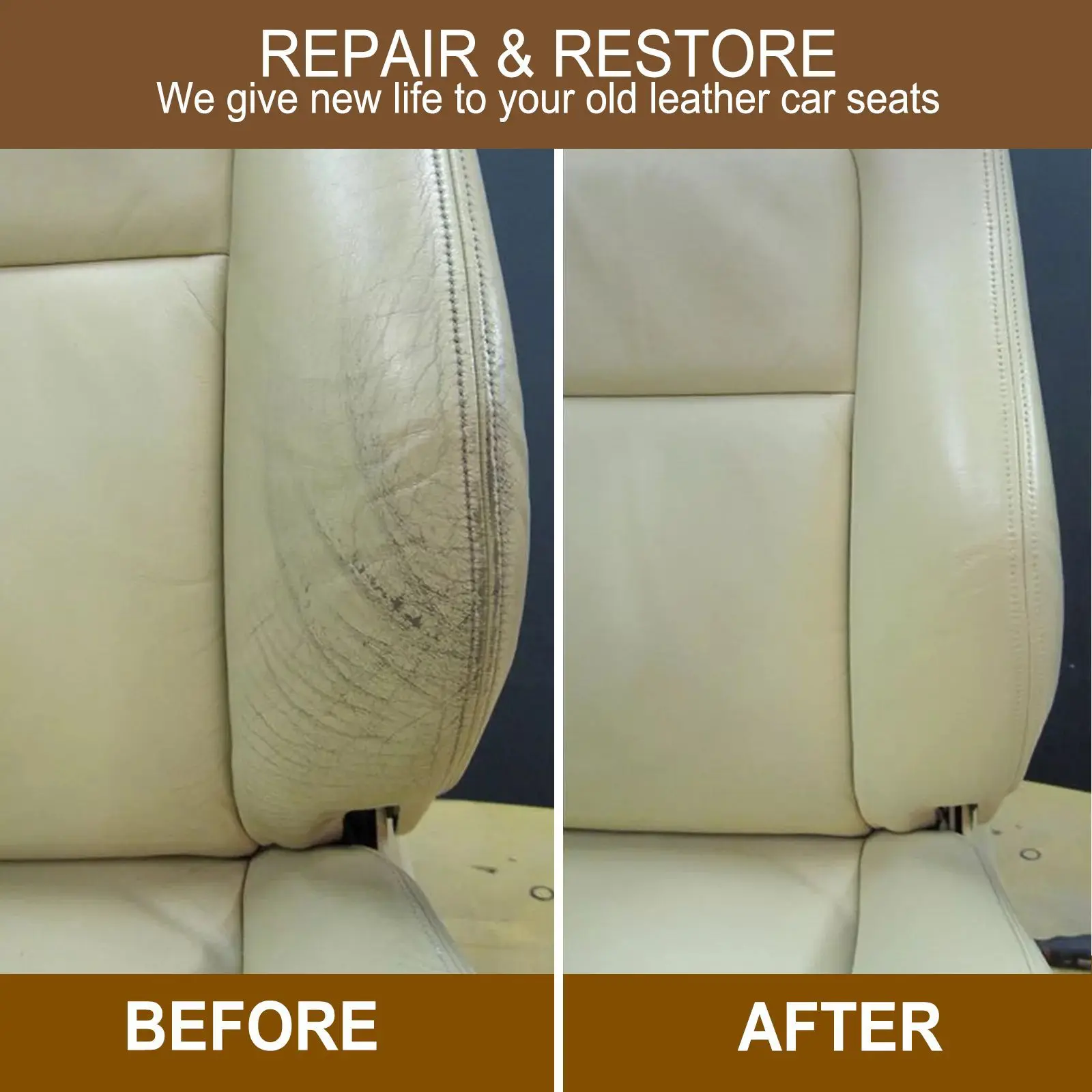New Leather Finish Car Leather Repair Gel Car Seat Leather Complementary Refurbishing Cream Paint For Car Maintenance Paste
