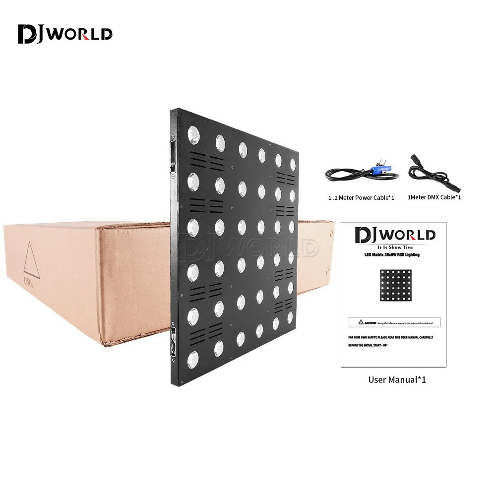 36x9W LED RGB Matrix Panel oślepiania DMX512 oświetlenie efekt sceniczny dla impreza z dj-em parkiet taneczny Bar klub weselny