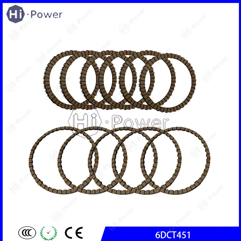 

Фрикционная пластина 6DCT451, диски сцепления автоматической коробки передач для Ford Volvo Great Wall, комплект дисков коробки передач автомобиля 6DCT150 7DCT300