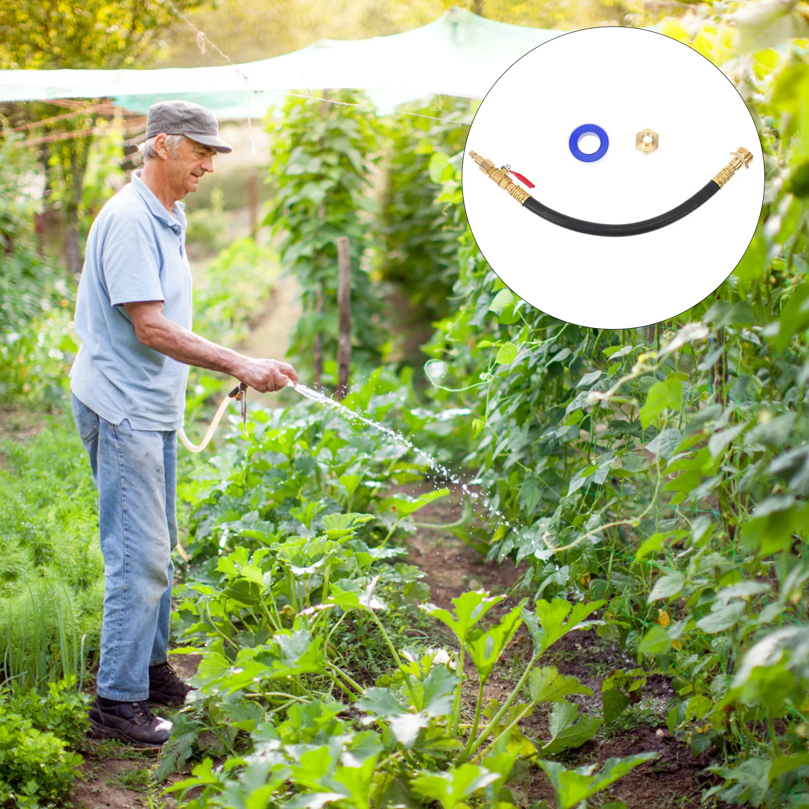 

Winterize Blowout Adapter For Hose Faucet Quick-Connect Plug Air Compressor Fitting Sprinkler System