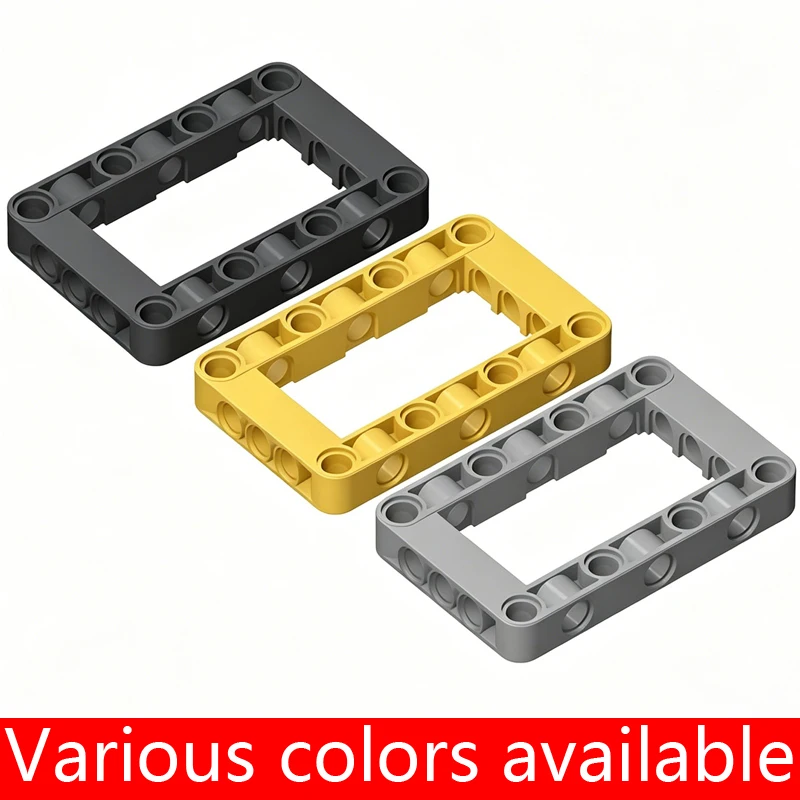 20 Stück 64179 Modifizierter Rahmen, dick, 5 x 7, offener Mittelteil, Bausteine-Kollektion, lose modulare Spielzeuge für technische MOC-DIY-Gebäudebausteine