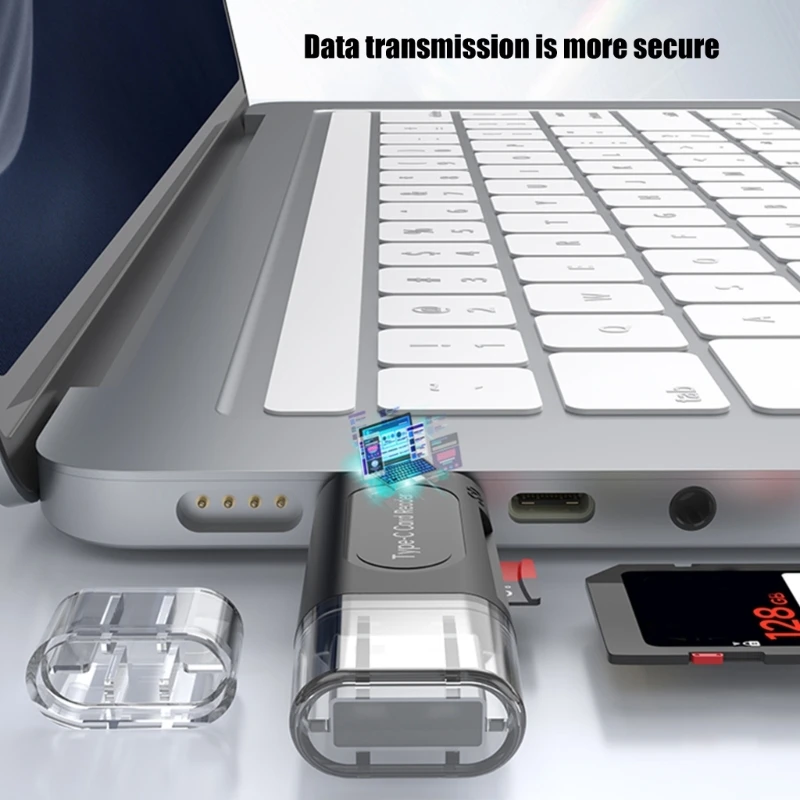 

Удобный для путешествий картридер для карт памяти SDTF емкостью 128 ГБ USB Type C адаптеры для компьютерных телефонов Нет лучшей