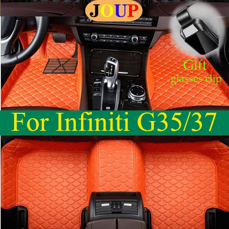 

For Infiniti G35/37 Car Floor Mats Waterproof Luxury Custom All Weather Carpets Covers Left /Right Hand Drive