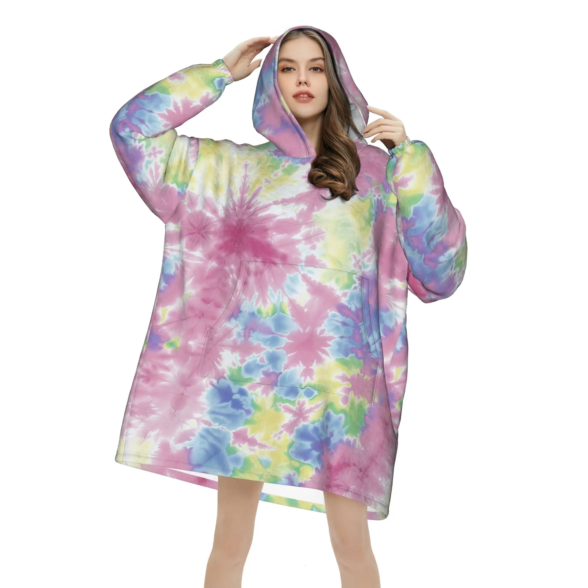 

Худи оверсайз из плюша 320 г, свободная повседневная домашняя одежда, индивидуальный стиль, китайский стиль, качественная жизнь, одежда оверсайз