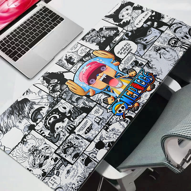 Mouse Pad One Piece Computer Laptop Anime Keyboard Mat Large Mousepad Keyboards Gamers Decoracion Desk Durable