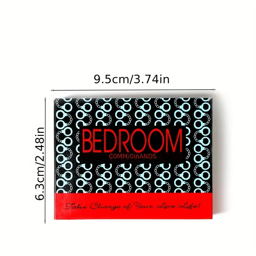 Bedroom Commands Card Game Includes 108 Game Cards Fun Party For Couple, gaming gift