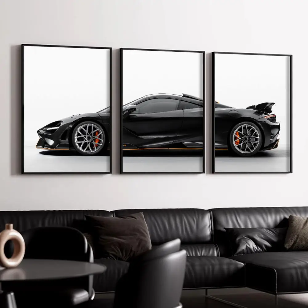 7-788HS Coupe Profile Painting Calligraphy Canvas Wall Art Poster Set for Bedroom Living Room Home Decor Prints Gift