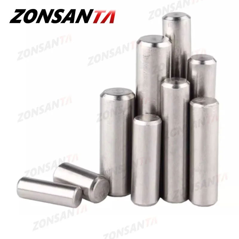 M1 M1.5 M2 M2.5 M3 M4 M5 M6 M8 M10 304 Stainless Steel Cylindrical Locating Dowel Pin Fixed Shaft Pins Round Bar Solid Rod