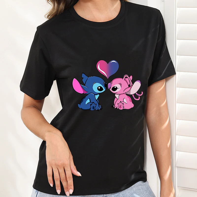 

Disney Clothes Minnie Mouse Printed Ladies T Shirt Y2k Mickey Fun Cartoon 2025 Clothing Tees Trends Women's Summer Dress Tops