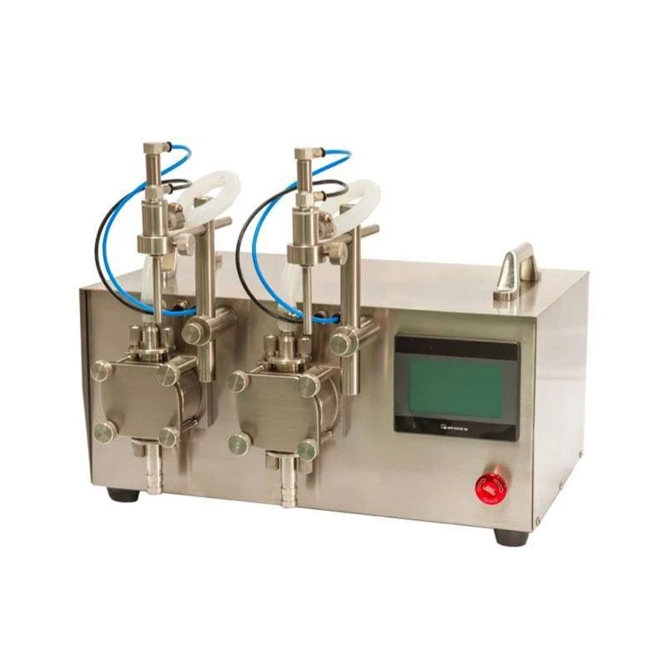 Gear Pump Semi-automatic Double Heads Electric Filling Machine