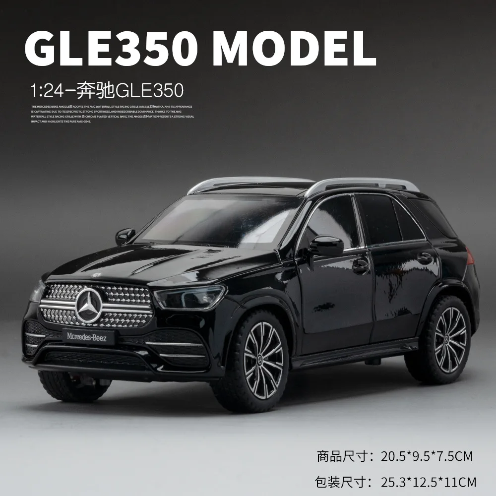 1:24 Mercedes-Benz GLE SUV Alloy Car Diecasts & Toy Vehicles Car Model Sound and light Pull back Car Toys For Kids Gifts A634