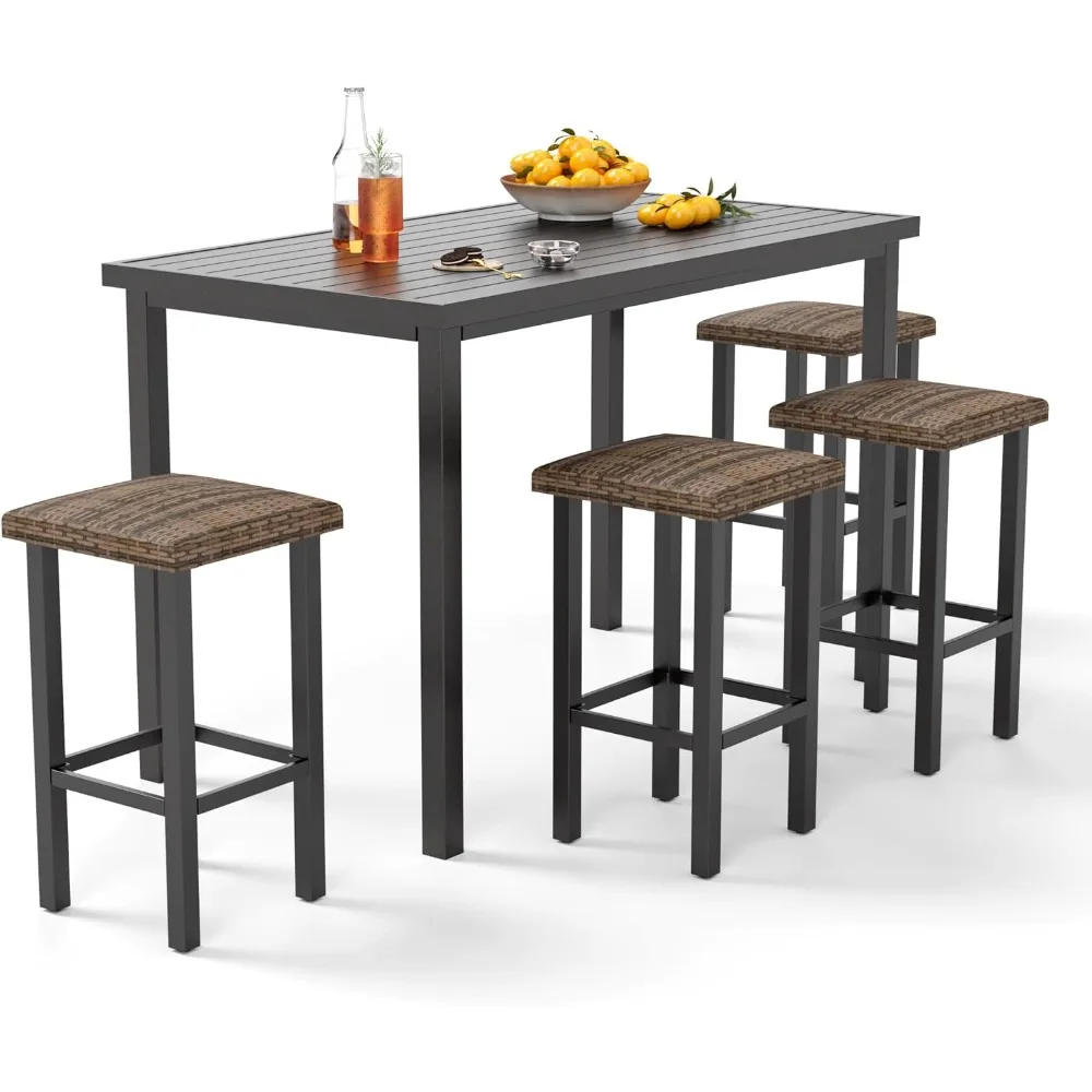 5 Piece Patio Bar S… - image