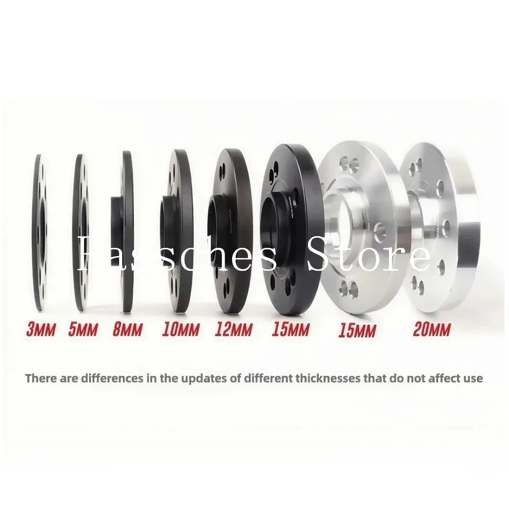 2pcs Hubcentric Wheel Spacers PCD 5x110 CB 65.1mm Thickness 10/12/15/20mm