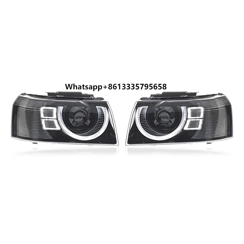 

LED Headlight Assembly for Land Rover Freelander 2 L359 2010-2015 Modified Defender Daytime Running Lights Turn Signals Headlamp