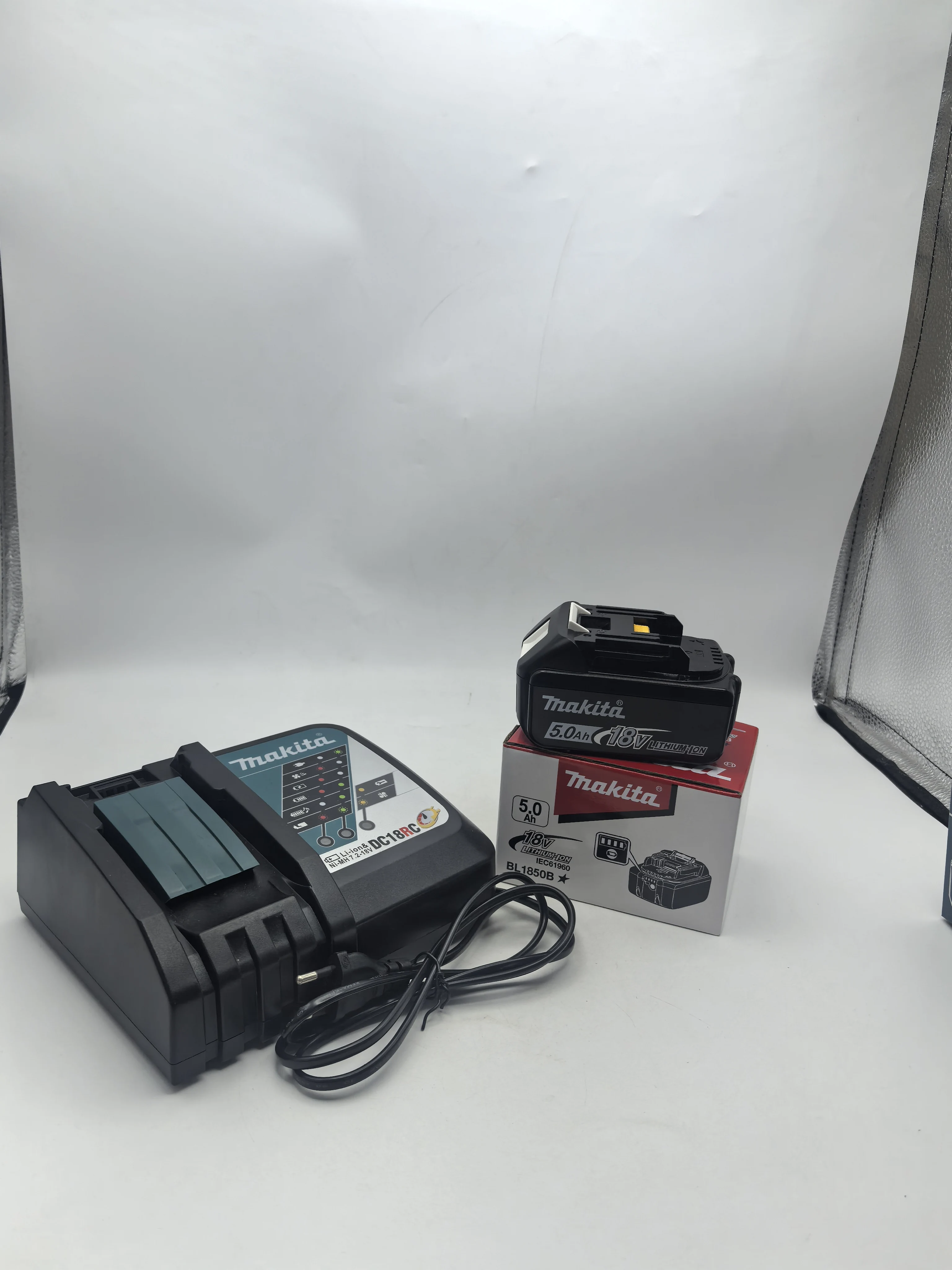 

100% Original makita 18V 5.0Ah BL1840 battery rechargeable power tool battery 18v makita battery charger