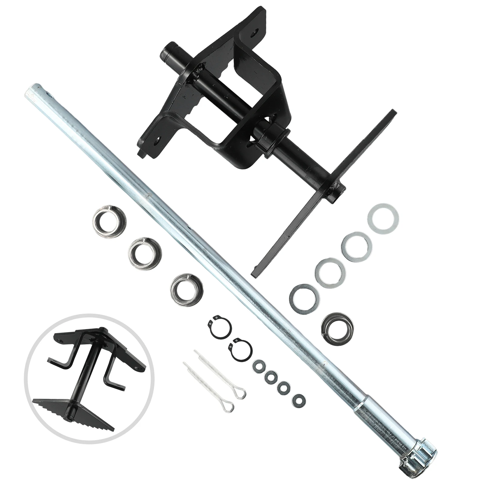 Steering Sector Gear W/Shaft For LT133 LT150 LT155 LT160 LT166 LT170 Metal STEERING SECTOR GEAR AND SHAFT KIT Hardware