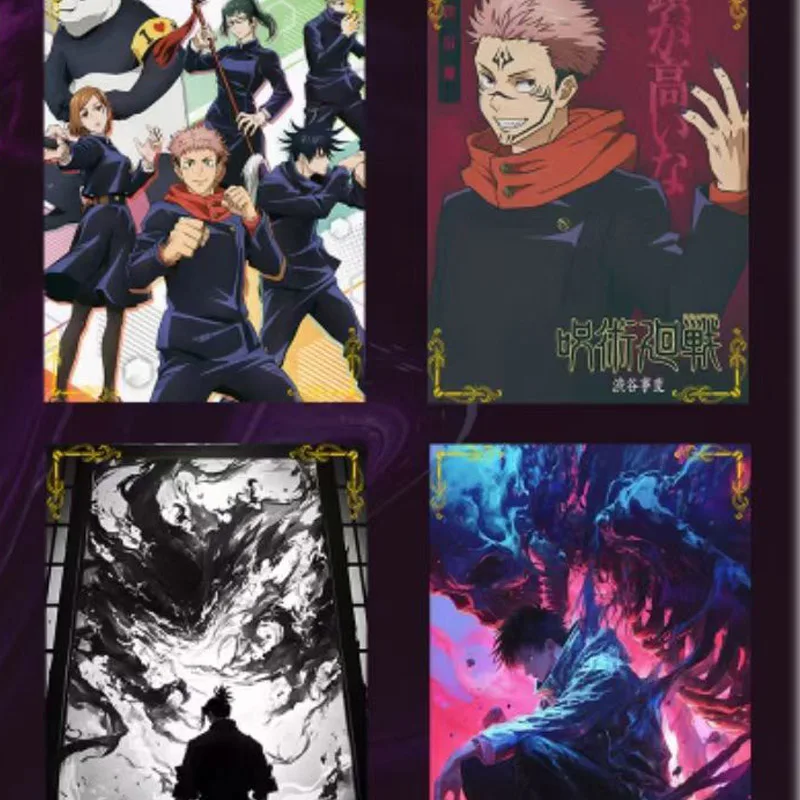 Wholesales Rika Creative  Jujutsu Kaisen Collection Cards A5 Beautiful Booster Box Passionate Anime Playing Acg Cards