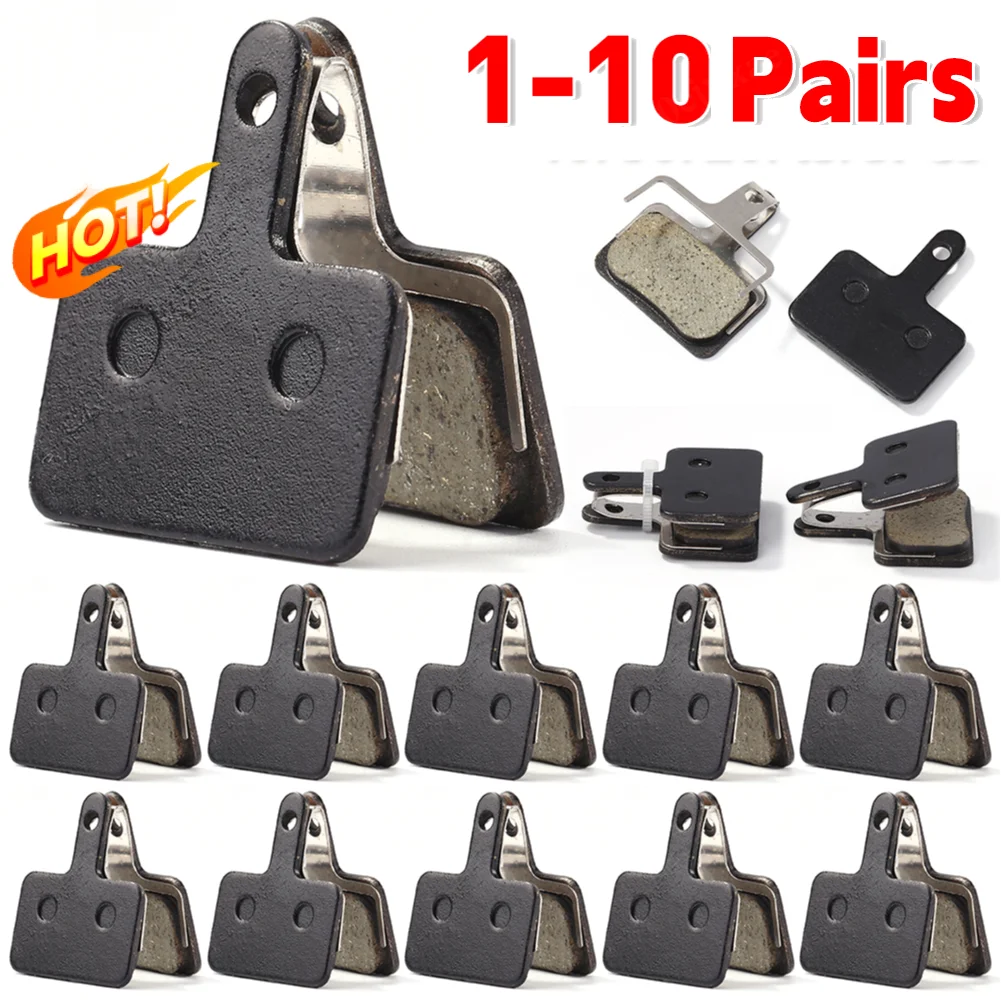 1-10 Pair Resin Disc Brake Pad For SHIMANO M375 Wear-resistant Hydraulic Brake Pads MTB Brake Pads for M445 M446 Cycling Parts