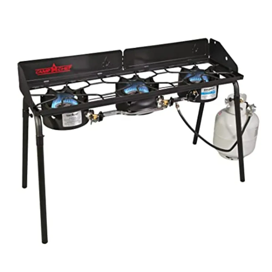 

Explorer 3X Stove for outdoor camping, stainless steel body, matte black finish, ultra-compact and wind-resistant design