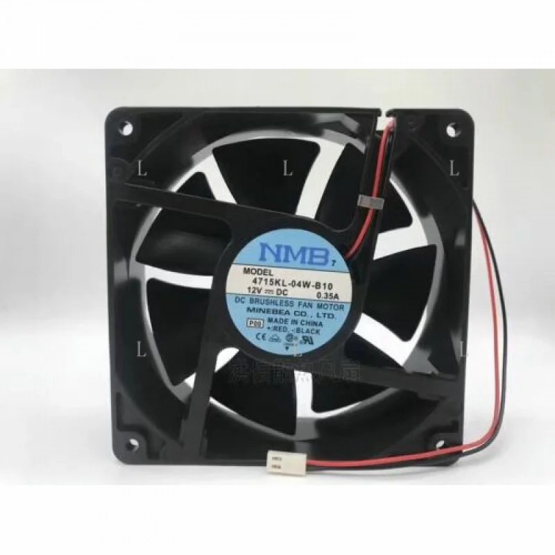 

L 1 шт. для вентилятора NMB 4715KL-04W-B10 DC12V 0,35A 12038 12 см 2 провода