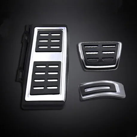 LHD Car Pedals Fit For VW Audi A3 8V S3 RS3 Q2 Q3 / Seat Leon Rapid Octavia 5E 5F A7 Passat B8 Footrest Brake Pads Accessories