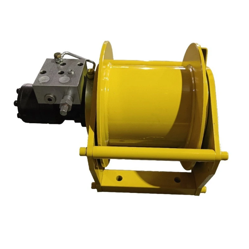 

Small single rope winch 3 tons excavator Marine mining hydraulic winch, pulling wood crane, sturdy and durable power