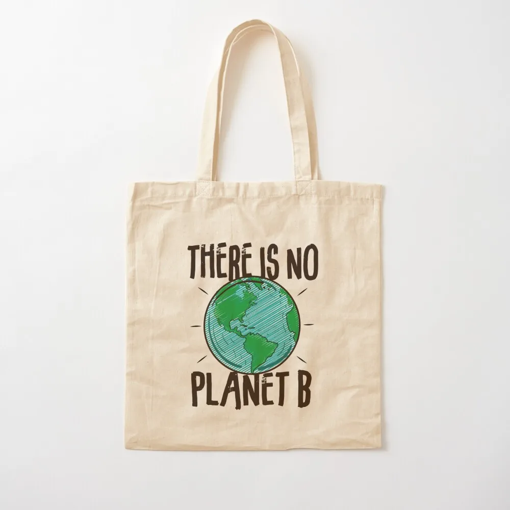 ليس هناك كوكب B - حقيبة حمل للتوعية البيئية حقائب نسائية حقيبة قماش حقيبة يد نسائية حقائب بقالة قابلة لإعادة الاستخدام #2