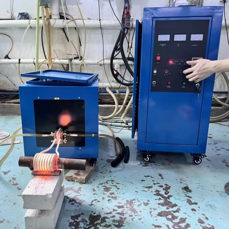 High Efficiency 30KW Induction Metal Heater Bolt Induction Heating Machine for Metal Forging